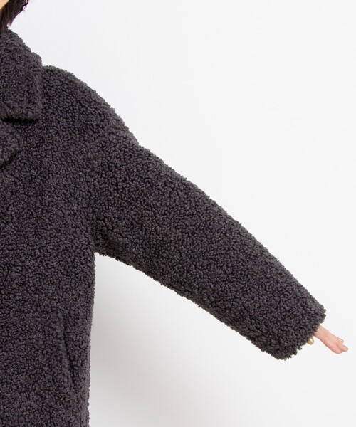 セール】フェイクテディファーロングコート（その他アウター