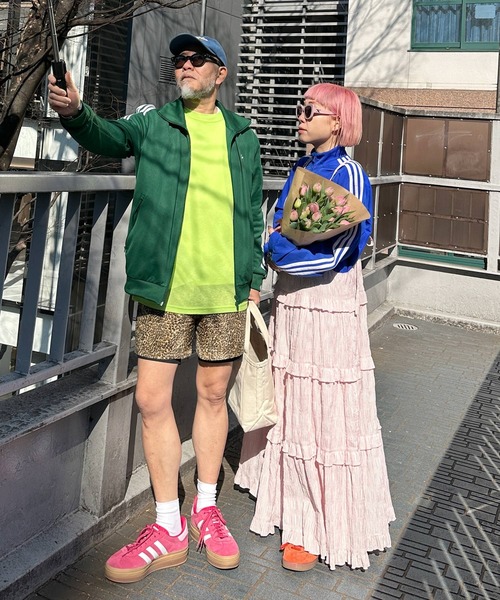 Alley Tokyo(アリートーキョー)の「スラブシアーカットロンTロング(Tシャツ/カットソー・レディース・ライム/サックスブルー系/ピンク/ホワイト/ブラック・FREE)」の18枚目の写真