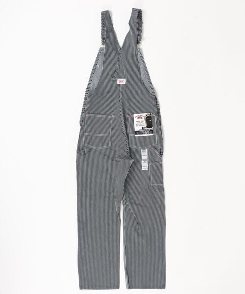 ROUND HOUSE(ラウンドハウス)の「【T5】【ROUND HOUSE】MADE IN USA HICKORY STRIPE BIB OVERALL(サロペット/オーバーオール・メンズ・ストライプ・30inch/32inch/36inch/34inch)」の2枚目の写真