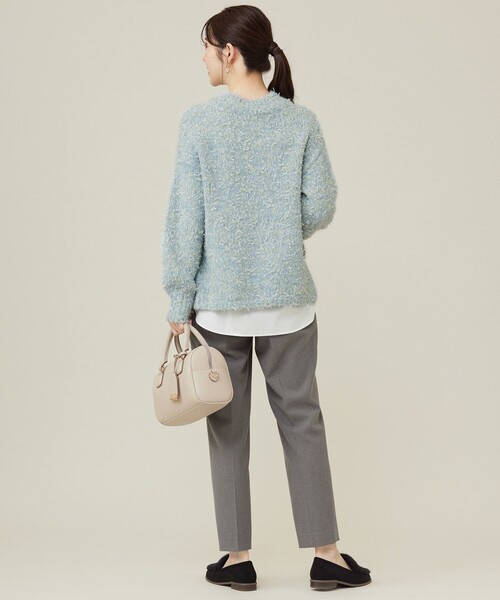 【セール】【洗える】リボンヤーンミックス ニット（ニット/セーター）｜any SiS（エニィスィス）