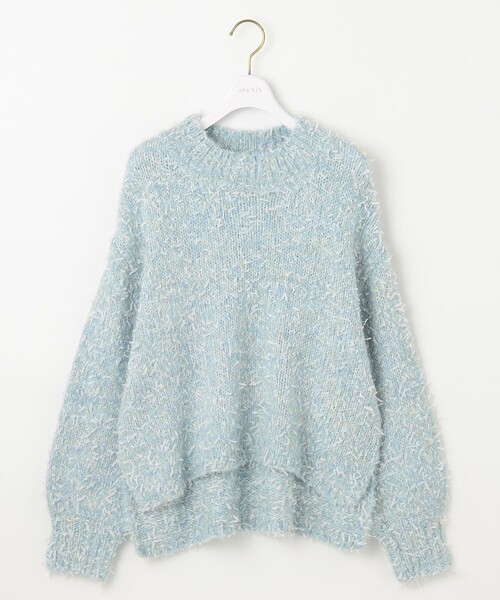 【セール】【洗える】リボンヤーンミックス ニット（ニット/セーター）｜any SiS（エニィスィス）