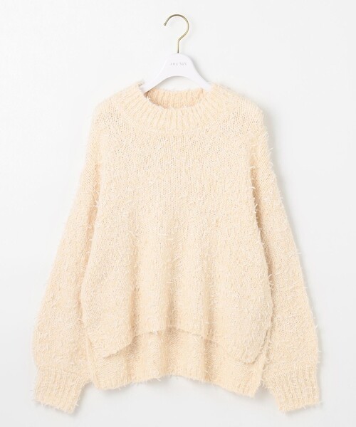 【セール】【洗える】リボンヤーンミックス ニット（ニット/セーター）｜any SiS（エニィスィス）