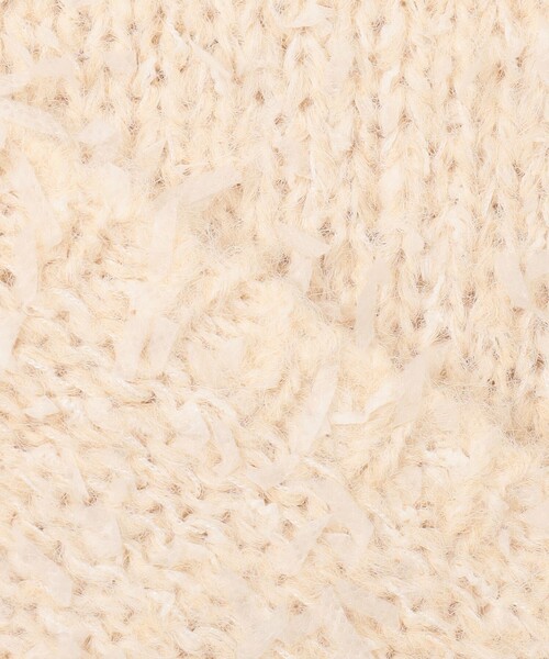 【セール】【洗える】リボンヤーンミックス ニット（ニット/セーター）｜any SiS（エニィスィス）