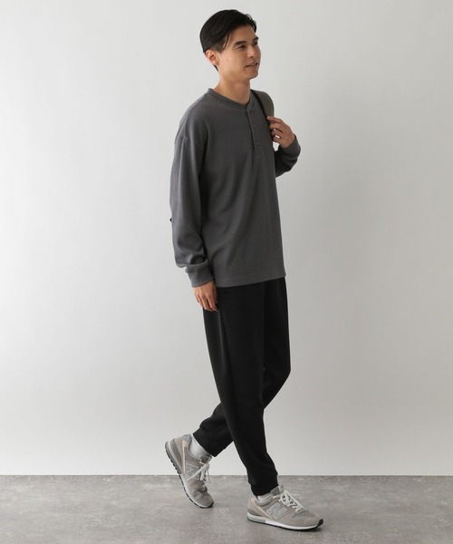 GLOBAL WORK Smile Seed Store（グローバルワーク スマイルシードストア）の「上品スウェットパンツ/129814（スウェットパンツ・メンズ・チャコール/ブラック・X-LARGE/LARGE/SMALL/MEDIUM）」の4枚目の写真