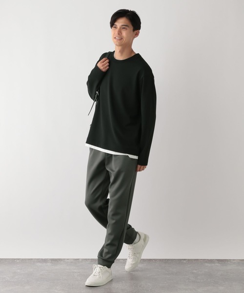 GLOBAL WORK Smile Seed Store（グローバルワーク スマイルシードストア）の「上品スウェットパンツ/129814（スウェットパンツ・メンズ・チャコール/ブラック・X-LARGE/LARGE/SMALL/MEDIUM）」の9枚目の写真