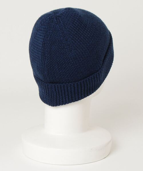 Paul Smith(ポールスミス)の「“Artist Stripe Tab” ニットキャップ【240310 ATBEA】(ニットキャップ/ビーニー・メンズ・ネイビー/ダークグレー/ブラック・FREE)」の8枚目の写真