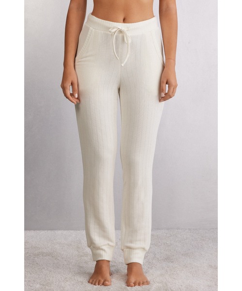 【セール】Royal Elegance リブパンツ（ルームウェア/パジャマ）｜Intimissimi（インティミッシミ）