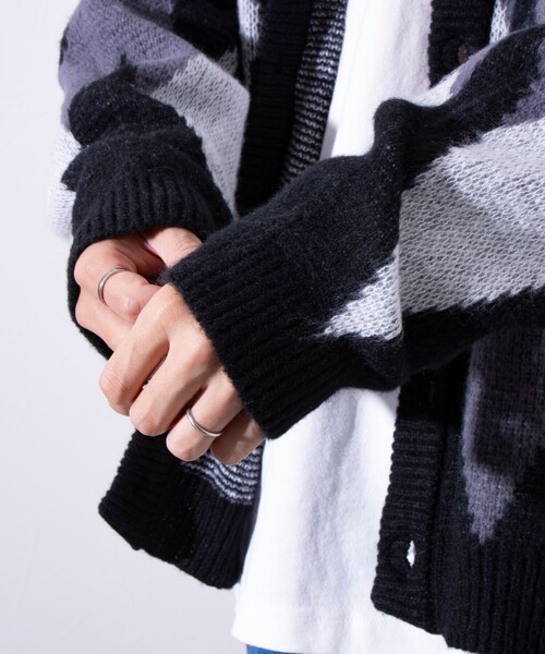 GLOSTER（グロスター）の「【限定展開】【GLOSTER/グロスター】モヘヤライク カーディガン (チェック/アーガイル)（カーディガン/ボレロ・メンズ・グレー系その他/ベージュ系その他/グリーン系その他/ブルー系その他・M/L/XL）」の20枚目の写真