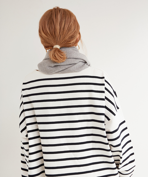 B.C STOCK(ベーセーストック)の「ウォッシャブルカシミヤタッチストール(マフラー・レディース・アイボリー/ベージュ/ピンク/チャコールグレー・FREE)」の11枚目の写真