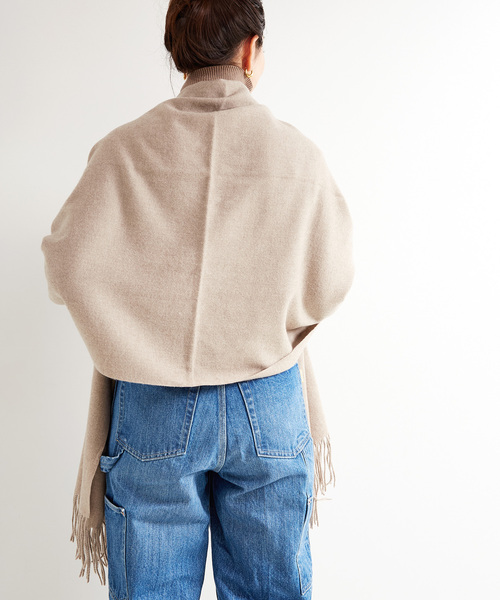 ウォッシャブルカシミヤタッチストール（マフラー）｜B.C STOCK