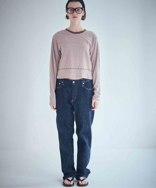 SEA(シー)の「90’s ストレートデニムトラウザーズ(デニムパンツ・レディース・ライトブルー/インディゴブルー・0/1)」の13枚目の写真