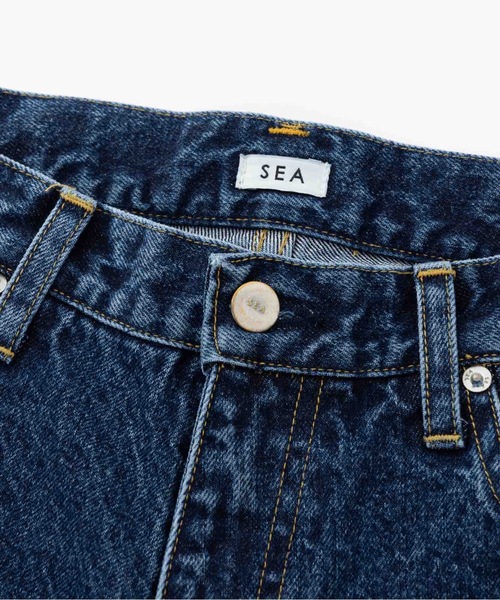 SEA(シー)の「90’s ストレートデニムトラウザーズ(デニムパンツ・レディース・ライトブルー/インディゴブルー・0/1)」の17枚目の写真