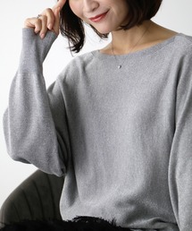 Ehre style（エーレスタイル）の「大人ラメニットでゆるキレイ今どきドルマン（ニット/セーター）」
