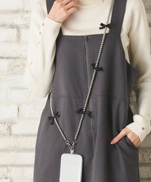 COLZA（コルザ）の「パールリボンストラップ（スマホグッズ）」