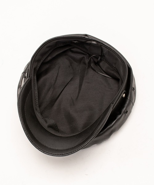 MAD MAD（マッドマッド）の「サイドベルト キャスケット（キャスケット・レディース・ブラック・FREE）」の3枚目の写真