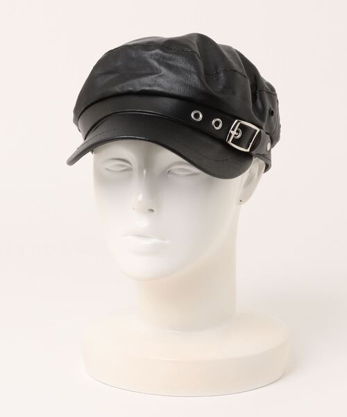 MAD MAD（マッドマッド）の「サイドベルト キャスケット（キャスケット・レディース・ブラック・FREE）」の9枚目の写真