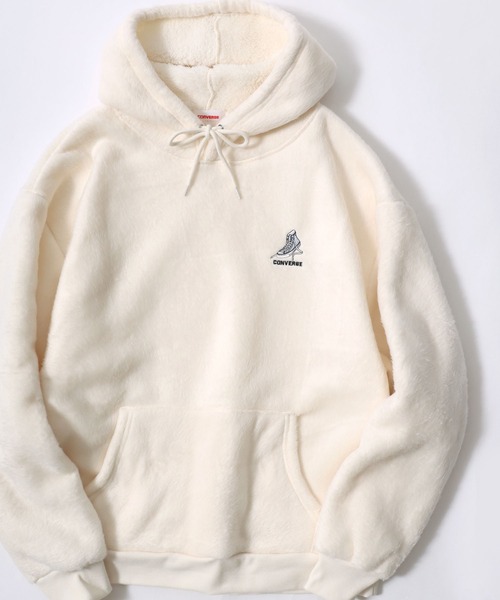 セール】CONVERSE/コンバース シャギー裏起毛ボア サガラワッペン ワン