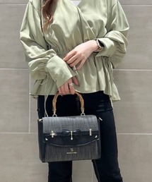 SAMANTHAVEGA | マテリアルアクセントリボンショルダーバッグ(ショルダーバッグ)