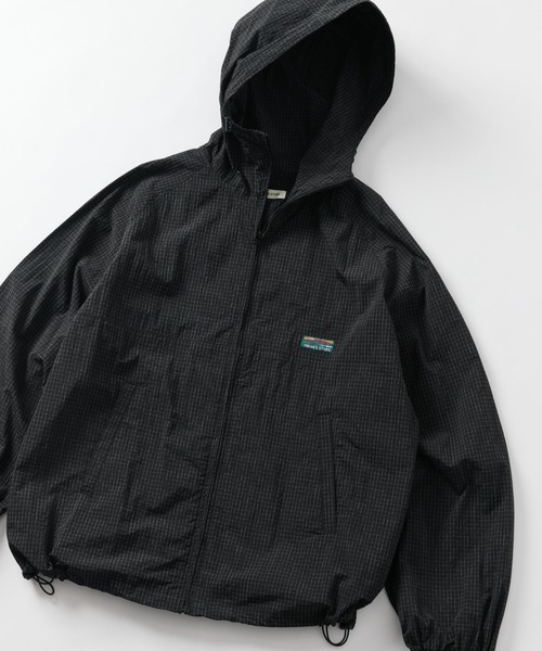 セール】限定展開 ビッグシルエット ナイロンフーディージャケット