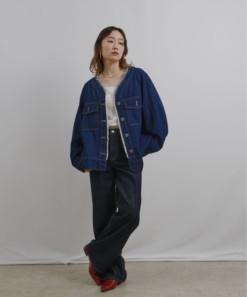 シェリエ デニムフリンジジャケット 89631909b_b_143_500.jpg