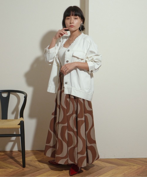 楽天市場】【SALE／70%OFF】JUNRED フリンジデニムルーズ