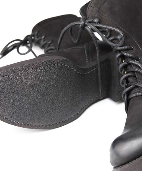 MR.OLIVE（ミスターオリーブ）の「【撥水レザー】WATER PROOF NUBUCK LEATHER / LACE UP LOGGER BOOTS（ブーツ・メンズ・ブラウン/ブラック・9h/10h/8h/7h）」の3枚目の写真