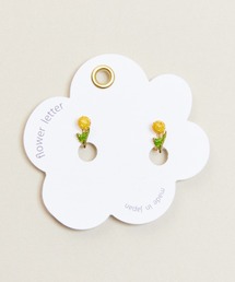 Zoule（ゾーラ）の「Zoule ゾーラ：FLOWER LETTER SERIES　flower letter２　花　花言葉　チューリップ　タンポポ　マーガレット　イヤリング（イヤリング）」