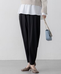 【セットアップ対応/洗える】ライトクロス コクーン パンツ