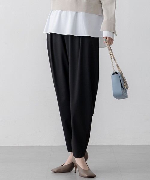 セール】【セットアップ対応/洗える】ライトクロス コクーン パンツ