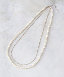 grove | ダイヤ型レーンパール調ネックレス【入卒対応可】(ネックレス)