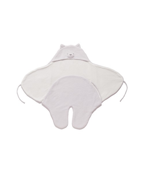 gelato pique（ジェラートピケ）の「【BABY】パウダーアニマルおくるみ（おくるみ・キッズ・オフホワイト/グリーン/ラベンダー・FREE）」の6枚目の写真