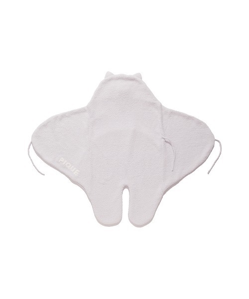 gelato pique（ジェラートピケ）の「【BABY】パウダーアニマルおくるみ（おくるみ・キッズ・オフホワイト/グリーン/ラベンダー・FREE）」の7枚目の写真