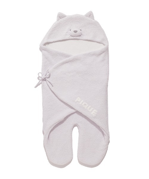 gelato pique（ジェラートピケ）の「【BABY】パウダーアニマルおくるみ（おくるみ・キッズ・オフホワイト/グリーン/ラベンダー・FREE）」の8枚目の写真