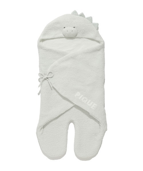 gelato pique（ジェラートピケ）の「【BABY】パウダーアニマルおくるみ（おくるみ・キッズ・オフホワイト/グリーン/ラベンダー・FREE）」の15枚目の写真