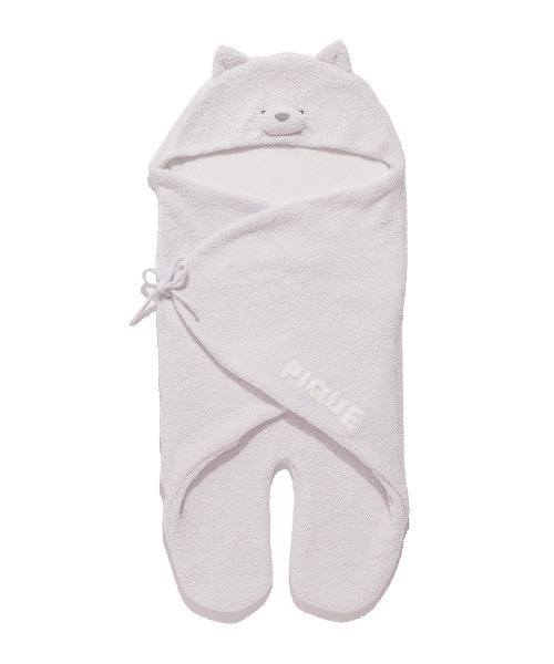 gelato pique（ジェラートピケ）の「【BABY】パウダーアニマルおくるみ（おくるみ・キッズ・オフホワイト/グリーン/ラベンダー・FREE）」の16枚目の写真