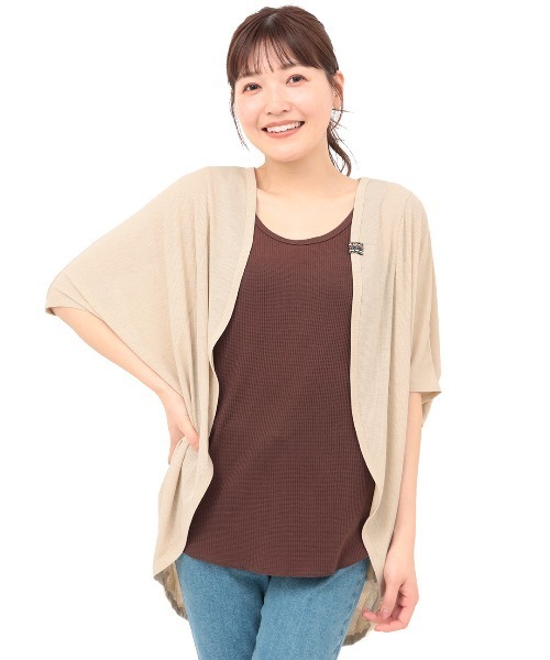 チチカカ（チチカカ）の「テレコモモンガカーディガン（カーディガン/ボレロ・レディース・ボルドー/ベージュ/カーキ/ブラック・FREE）」の11枚目の写真