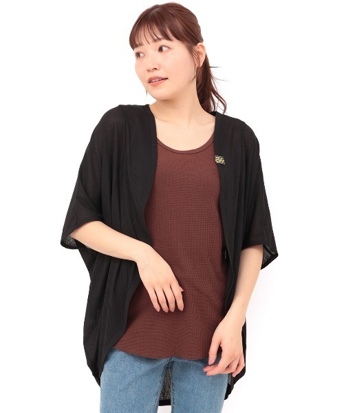 チチカカ（チチカカ）の「テレコモモンガカーディガン（カーディガン/ボレロ・レディース・ボルドー/ベージュ/カーキ/ブラック・FREE）」の14枚目の写真