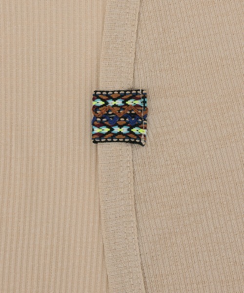 チチカカ（チチカカ）の「テレコモモンガカーディガン（カーディガン/ボレロ・レディース・ボルドー/ベージュ/カーキ/ブラック・FREE）」の19枚目の写真