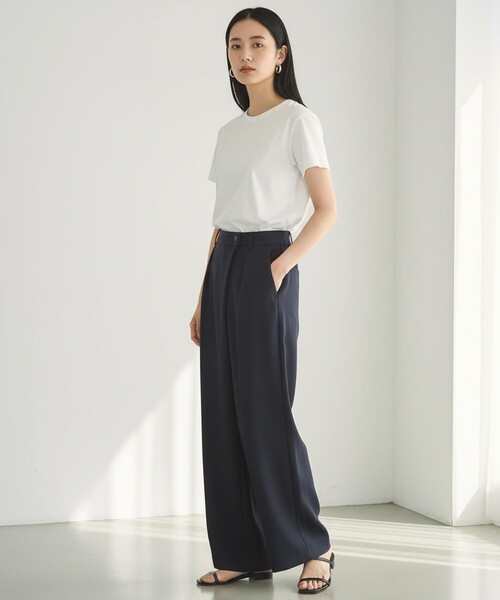 UNFILO（アンフィーロ）の「アシンメトリー ラップパンツ（その他パンツ・レディース・ブラック系/アイボリー系/ネイビー系・MEDIUM/SMALL/X-SMALL/LARGE）」の3枚目の写真