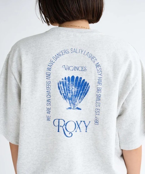 ROXY(ロキシー)の「VACANCES TEE /ロキシーバックプリントクロップド丈Tシャツ(Tシャツ/カットソー・レディース・ピンク/ブラック/グレー・MEDIUM/SMALL/LARGE)」の19枚目の写真