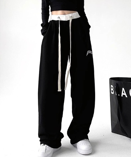 SHEENA（シーナ）の「バイカラーウエストスウェットパンツ（スウェットパンツ・レディース・ライトグレー/ブラック・M）」の16枚目の写真