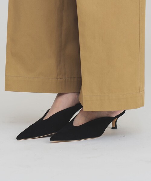 Demi-Luxe BEAMS(デミルクス ビームス)の「コンパクト チノ ワイドパンツ(チノパンツ・レディース・ホワイト系その他5/ベージュ・36/38)」の11枚目の写真