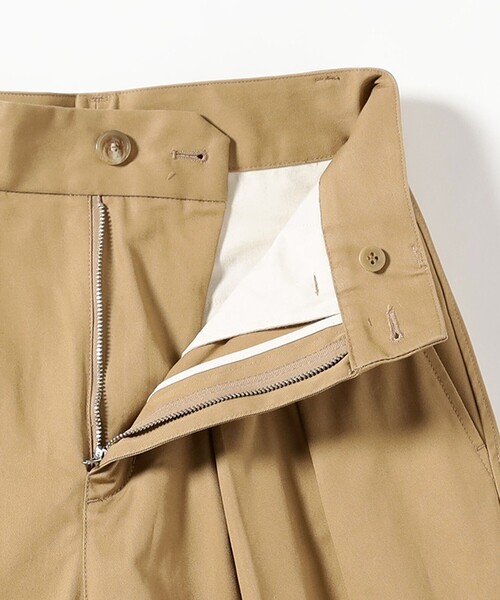 Demi-Luxe BEAMS(デミルクス ビームス)の「コンパクト チノ ワイドパンツ(チノパンツ・レディース・ホワイト系その他5/ベージュ・36/38)」の19枚目の写真