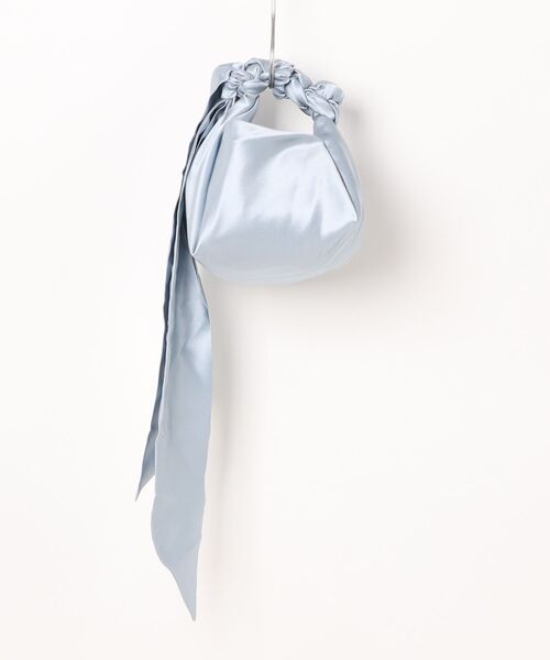 Whim Gazette(ウィムガゼット)の「【TENDRESSE STUDIO】SILK KNOTT BAG(ハンドバッグ・レディース・サックスブルー/ブラウン/ネイビー・FREE)」の4枚目の写真