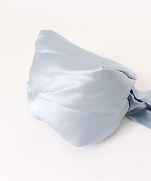 Whim Gazette(ウィムガゼット)の「【TENDRESSE STUDIO】SILK KNOTT BAG(ハンドバッグ・レディース・サックスブルー/ブラウン/ネイビー・FREE)」の5枚目の写真
