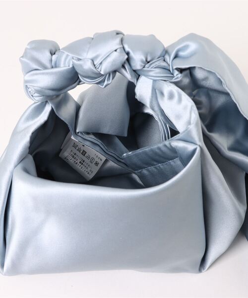 Whim Gazette(ウィムガゼット)の「【TENDRESSE STUDIO】SILK KNOTT BAG(ハンドバッグ・レディース・サックスブルー/ブラウン/ネイビー・FREE)」の6枚目の写真