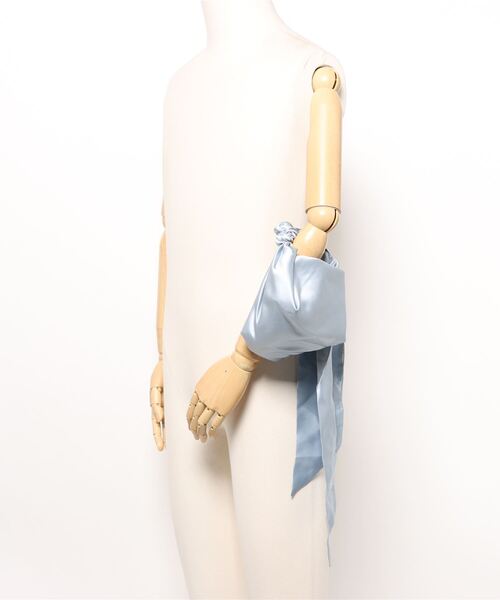 Whim Gazette(ウィムガゼット)の「【TENDRESSE STUDIO】SILK KNOTT BAG(ハンドバッグ・レディース・サックスブルー/ブラウン/ネイビー・FREE)」の7枚目の写真