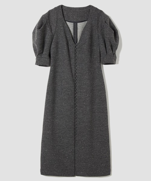 TELOPLAN(テーロプラン)の「【TELOPLAN】Renee Dress / レンヌドレス(ワンピース・レディース・グレー/ブラック・ONE SIZE)」の7枚目の写真