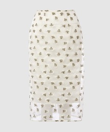 MIDI SKIRT WITH ZIP CLOSURE