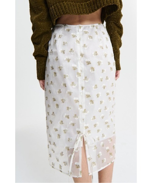 CECILIE BAHNSEN(セシリー バンセン)の「MIDI SKIRT WITH ZIP CLOSURE(スカート・レディース・カーキ・6/8)」の7枚目の写真